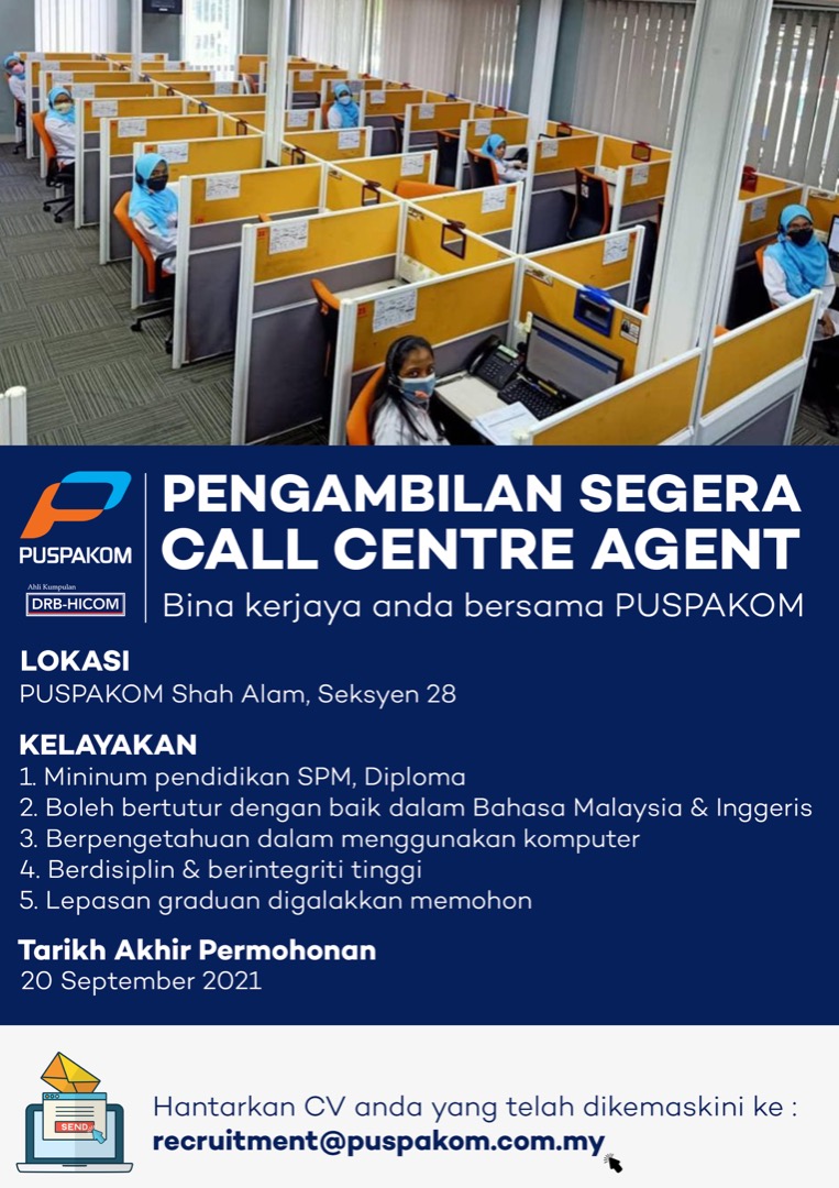 Job vacancy call centre agent